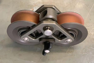 Grue de caméra télescopique ultra-légère de 5 m avec trépied GFM 7800 et roues sur rail qui peuvent rouler sur rails - Product Image 3