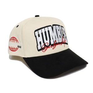 2024 sombrero al por mayor de fábrica de alta calidad 100% algodón sombreros casuales de los hombres en dos tonos 3D bordado Logo5 Panel gorras de béisbol - Product Image 3