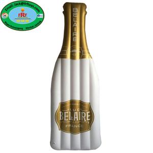 Giocattoli Divertenti per Feste in Piscina Estive, Promozione Francia, Galleggiante Gonfiabile a Forma di Bottiglia in PVC - Product Image 1