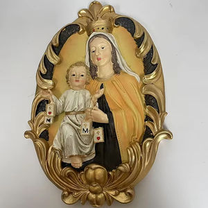 Patung Mishi Fatima kami patung relijius Virgin Mary <span class=keywords><strong>Madonna</strong></span> dekorasi dibuat di Cina - Product Image 5