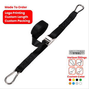 <span class=keywords><strong>Sangle</strong></span> <span class=keywords><strong>d</strong></span>'<span class=keywords><strong>arrimage</strong></span> à boucle à came en acier inoxydable de qualité marine, 1 pouce, 250 kg, avec mousqueton <span class=keywords><strong>pour</strong></span> équipement tout-terrain, directement de l'usine - Product Image 1