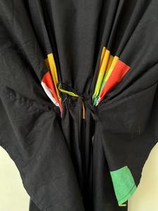 Caftán Estampado a Mano, Vestido Maxi Bohemio con Estampado Floral, Talla Única, Caftán Indio, Ropa de Playa de Verano y Vestido de Maternidad - Product Image 4