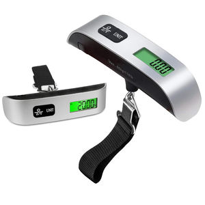 50kg LCD Digital <b>Scale</b> Portable Electronic Suitcase <b>Scale</b> with Handled Travel Bag Fish Hook Hanging Luggage <b>Scale</b> for <b>Kitchen</b> - Product Image 1