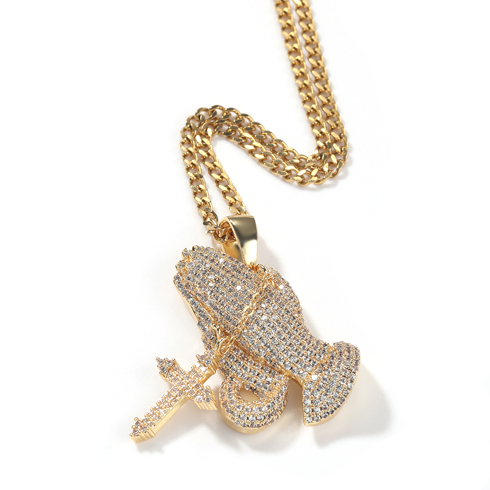 Gold+3mm cuban chain
