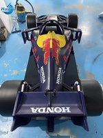 Escultura de Coche de Gran Tamaño Personalizada, Decoración de Fibra de Vidrio, Simulación de Coche de Carreras, Escultura de Fórmula 1