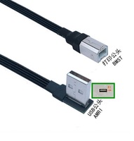 Flex Thin Flat Custom 90 Grad rechts links oben unten Winkel Micro USB B C Verlängerung FPC-Flach band kabel