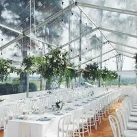 1000 pessoas marquee clara teto exterior barraca de casamento para eventos de festa de casamento de luxo