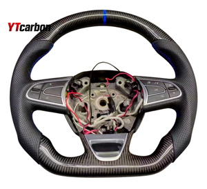 <span class=keywords><strong>Volant</strong></span> de course personnalisé en fibre de carbone véritable YTcarbon pour Grand <span class=keywords><strong>Scenic</strong></span> MK4 16+ - Accessoires intérieurs de voiture - Product Image 1