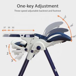 <span class=keywords><strong>Chaise</strong></span> haute multifonction 3 en 1 pour bébé <span class=keywords><strong>Chaise</strong></span> de salle à manger <span class=keywords><strong>Chaise</strong></span> d'alimentation luxueuse pour bébé - Product Image 4