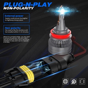 Gran oferta, faros LED modernos V23 H11 8400lm 70W H11, faros LED para coches universales, furgonetas, faros de camiones H11 - Product Image 5