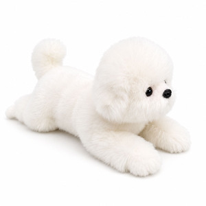 Fabricant de jouets en peluche réalistes pour chiens maltesiens OEM, logo personnalisé, marque privée, fournisseur en gros d'animaux en peluche - Product Image 1
