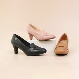 2024 OEM ODM nueva llegada mocasín clásico diseñador Slip on punta redonda gatito zapatos de tacón alto zapatos de <span class=keywords><strong>mujer</strong></span> para <span class=keywords><strong>mujer</strong></span> - Product Image 1