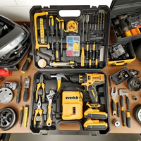 Perceuse-visseuse électrique sans fil puissante, batterie lithium-ion, outil à main adapté au bricolage, vitesse variable