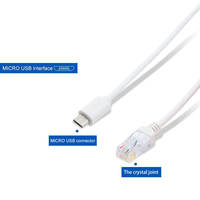 Alimentación aislada sobre Ethernet Micro USB RJ45 48V 5V 2.4A 802.3at Adaptador de separador Ethernet Cámara no POE para tipo de monitor