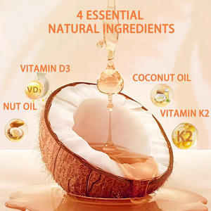 Capsule di <span class=keywords><strong>Vitamina</strong></span> <span class=keywords><strong>D3</strong></span>+K2 con Olio di Cocco per Adulti, Certificato GMP, OEM ODM, Etichetta Privata, Confezione da 180 Pezzi - Product Image 3