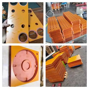 Tablero de Resina Fenólica Rojo Anaranjado y Negro, de 1-60 mm de Espesor, para Fijaciones y Plantillas de Grabado CNC para Uso Industrial - Product Image 3