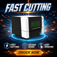 Machine de découpe laser à fibre CNC 1390 1313 1610 à table unique pour plaques métalliques, 1500W 3000W 6000W, avec cabine entièrement fermée