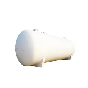 Yatay basınçlı kap gaz depolama tankı endüstriyel lpg gaz tankı