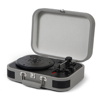 Rétro vinyle LP platine tourne-disque valise cassette enregistreur lecteur portable poignée platine
