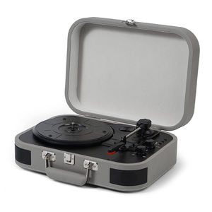 Rétro <span class=keywords><strong>vinyle</strong></span> LP <span class=keywords><strong>platine</strong></span> tourne-disque valise cassette <span class=keywords><strong>enregistreur</strong></span> lecteur portable poignée <span class=keywords><strong>platine</strong></span> - Product Image 2