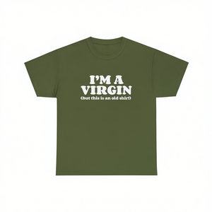 Camiseta I'm A Virgin, Camiseta Divertida con Meme Cringe, Unisex para Adultos, Cuello Redondo, Manga Corta, Impresión en Serigrafía, Regalo Promocional - Product Image 2