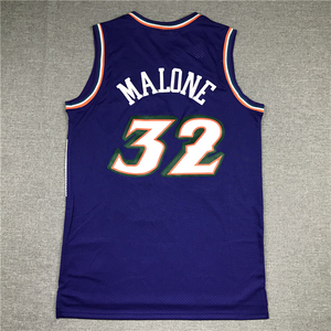 Maillots de basket-ball américains cousus neufs en gros, nouvelle saison # 32 Malone #   12 maillots des <span class=keywords><strong>Utah</strong></span> <span class=keywords><strong>Jazz</strong></span> de Stockton - Product Image 3