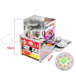 Gas Heating Marshmallow Maker Cotton Candy Floss Machine