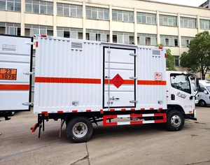 Camion de transport de produits explosifs 4X2 10T 18 tonnes <span class=keywords><strong>pour</strong></span> marchandises dangereuses et matériaux de dynamitage avec caisse antistatique - Product Image 4