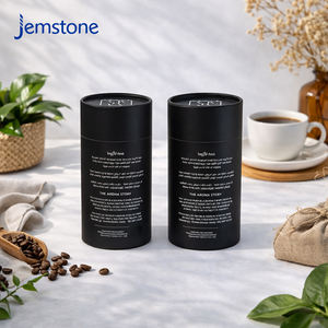 Tube en carton kraft recyclable de qualité alimentaire, hermétique, avec couvercle métallique intérieur, pour thé noir, café, etc. - Product Image 3