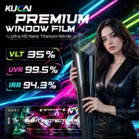 Film nano-céramique Ultra HD 1,52*30M, résistant à la chaleur, protection de la vie privée, film solaire nano-céramique pour vitres de voiture