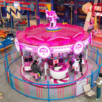 Manège Super Wings Nova Rides pour adultes et enfants CBD-16-SW, manège à chevaux, carrousel d'animaux