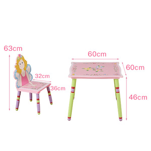 Table de fée en bois rose moderne et 2 chaises <span class=keywords><strong>pour</strong></span> l'école à la maison ou la <span class=keywords><strong>maternelle</strong></span> <span class=keywords><strong>pour</strong></span> la chambre des enfants - Product Image 5