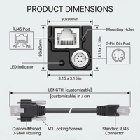 Kabel Kamera Optik Fiber USB 3.0 Kecepatan Tinggi untuk Kamera Industri dengan Konektor Micro B