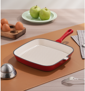 Bộ nồi chảo gang tráng men cao cấp chất lượng nhà máy, chống dính, dùng được cho bếp từ - Product Image 5