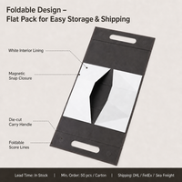 Boîte en carton pliable en stock, expédition rapide en 48 heures, logo personnalisé, emballage en papier en gros, directement de l'usine