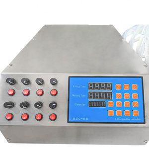 Pompe péristaltique semi-automatique à 8 buses pour le remplissage de liqueurs, miel, lait, huiles comestibles, parfums, eau minérale et boissons - Product Image 5