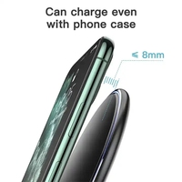 Chargeur sans fil 15W pour Xiaomi Mi 9 Pro Miroir Chargeur sans fil Chargeur rapide pour I-Phone 14 13 XS Max XR 8 Plus