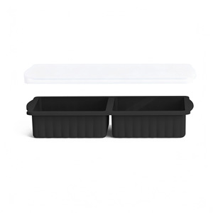 Wholesale Kitchen Tools Multipurpose <b>Stackable</b> Silicone Freezer <b>Food</b> <b>Storage</b> <b>Containers</b> Tray with Lid for Soup Ice Cubes - Product Image 1