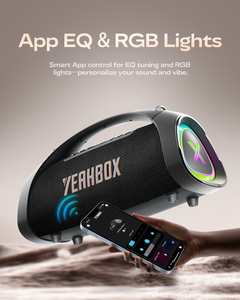 Altavoz Bluetooth YEAHBOX Sonic Boom Max K, 200W RMS / 300W Pico, TriFonic Pro True HiFi de 3 Vías, PulseBass - Product Image 2