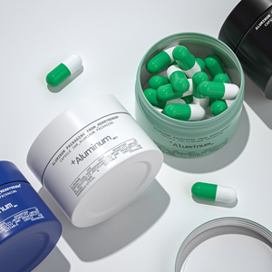 Latas Metálicas de Aluminio para Vitaminas, Vacías, de 50 ml y 135 ml, con Buen Sellado, Boca Ancha, Frascos de Aluminio para Suplementos, Envases para Vitaminas - Product Image 1