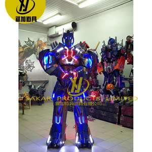 Popular Robot <span class=keywords><strong>de</strong></span> baile LED disfraz luminoso escenario fiesta rendimiento desgaste Rave brillante vestido <span class=keywords><strong>de</strong></span> lujo <span class=keywords><strong>para</strong></span> fiestas y decoraciones - Product Image 4