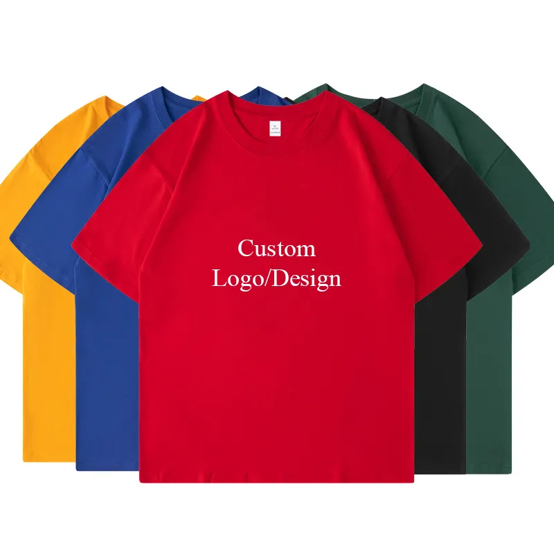 Wholesale Fashion Short Sleeve High Quality Blank Custom Tshirt 100% Cotton Custom Screen Printing T-shirt For Men T Shirt
