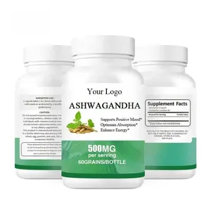 Private Label Top Quality Supplement Ashwagandha Extract Capsules Ashwagandha Capsules