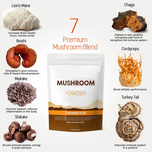 批发价格有机混合蘑菇咖啡粉复合蘑菇混合植物提取物 - Product Image 4