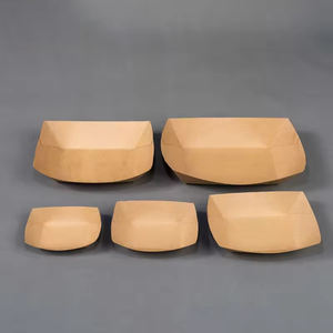 Bandeja de Papel Biodegradable Desechable Ecológica, Recubrimiento para Bandejas de Comida Rápida, para Fiestas - Product Image 6