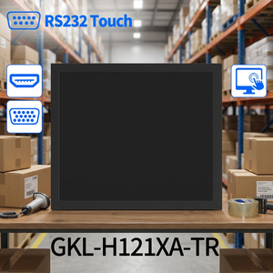 Monitor Táctil USB de Alta Calidad, Monitor Táctil Resistivo, Monitor Táctil de Montaje en Panel con Soportes de Montaje - Product Image 1