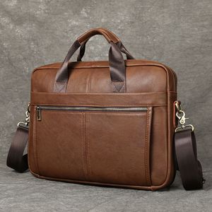 Maletín de Negocios para Hombre de Cuero Genuino – Bolsa para Portátil de 15 Pulgadas con Correa para el Hombro, Bolso de Mano Premium para Oficina y Viajes - Product Image 3