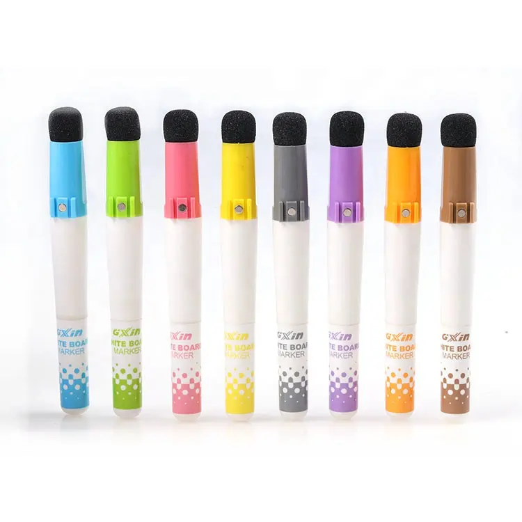 GXIN многоцветный хороший маркер для белой доски с магнитом и ластиком для школы