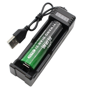 Cargador de batería USB de una sola ranura de 3,7-4,2 V con indicador LED para batería de litio recargable 26650, accesorio de alimentación - Product Image 2