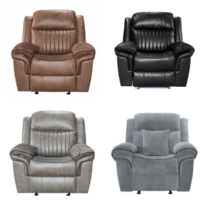 Sofá Reclinable Eléctrico Moderno 3+2 de Fabricante con Consola, Masaje, Tapizado en Tela y Estructura de Madera para Sala de Estar/Apartamento en el Reino Unido - Product Image 5